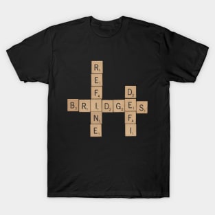 Bridges BRG.X Build Bridges Cryptocurrency Scrabble T-Shirt